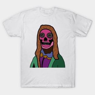 drawing skull lady woman T-Shirt